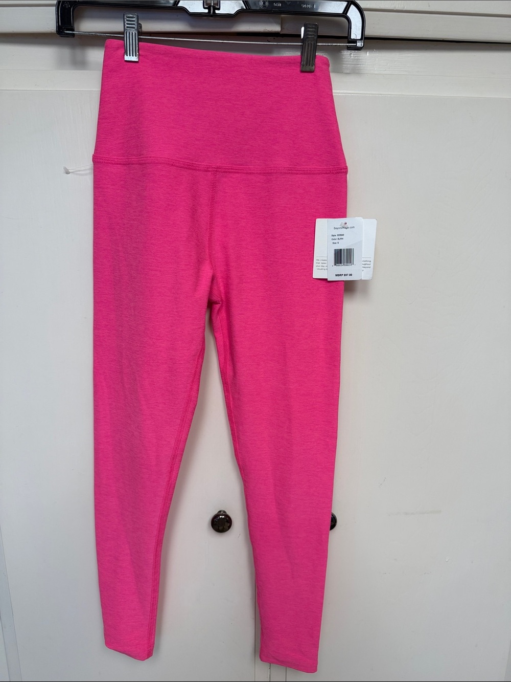 Beyond Yoga Hot Pink High-Rise Leggings